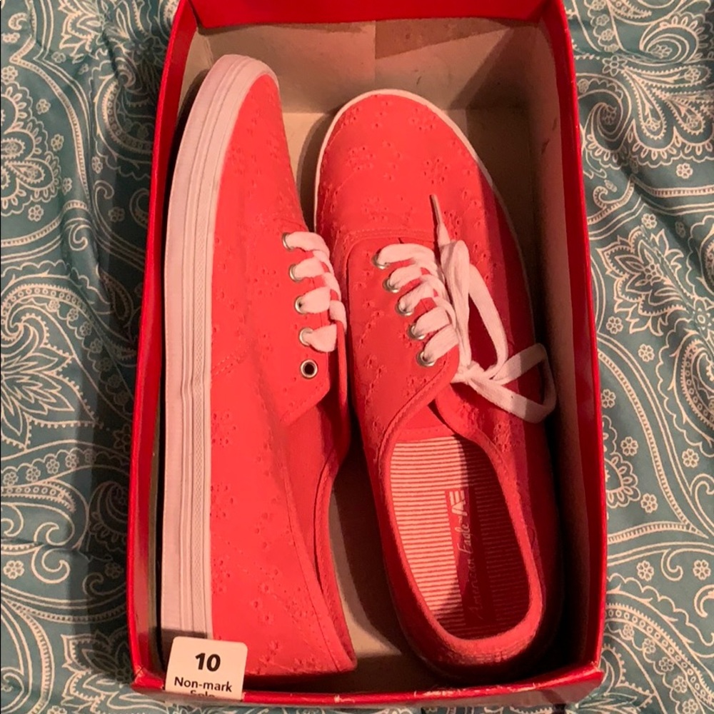 Coral American Eagle Canvas Sneaker